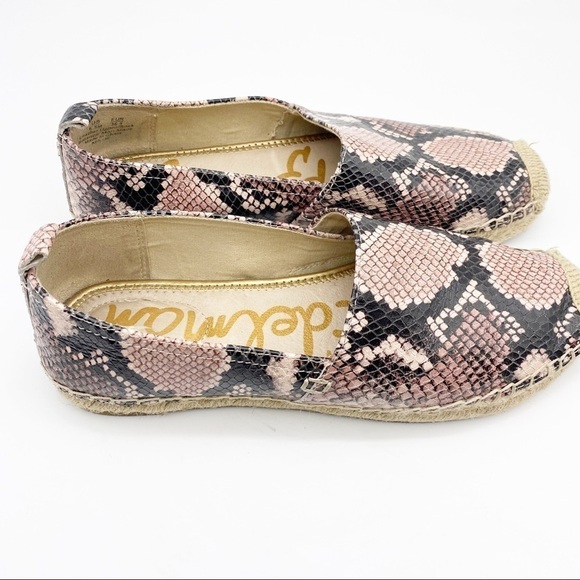 Sam Edelman Khloe Snake Print Espadrille Slip On - Picture 3 of 5